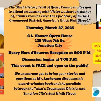 The flyer for Victor Luckerson's book talk and community discussion